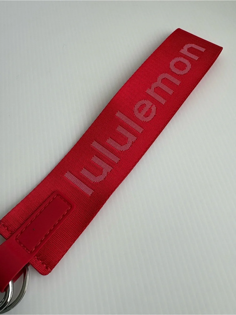 Lululemon Never Lost Keychain Red NWOT